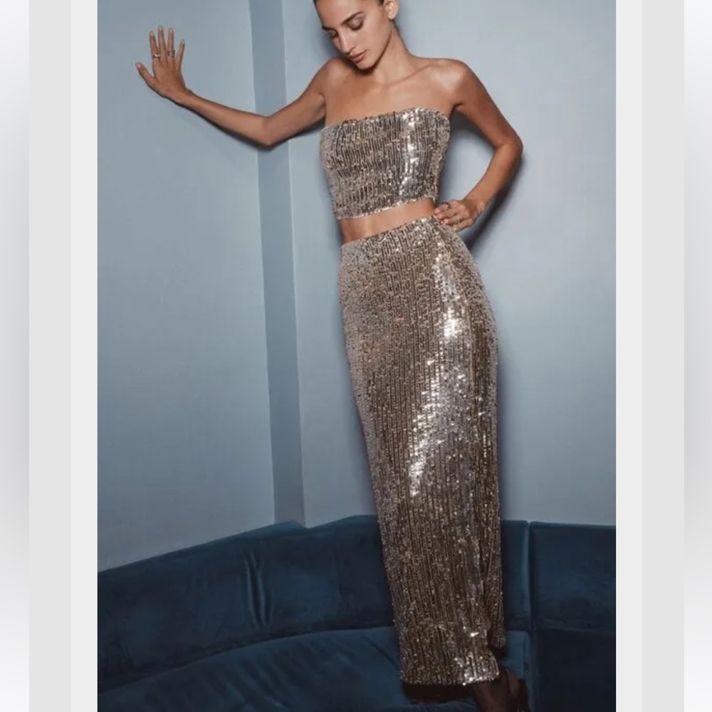 Dynamite Arya sequined maxi